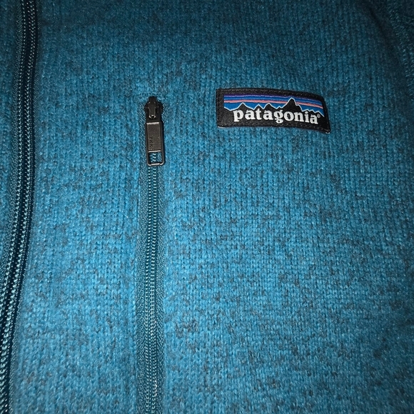 Men's Patagonia Better Sweater Zip Vest Underwater Blue Fleece Zip Sall Small - Picture 5 of 14